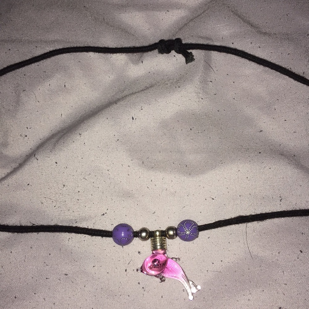 Adjustable dolphin necklace